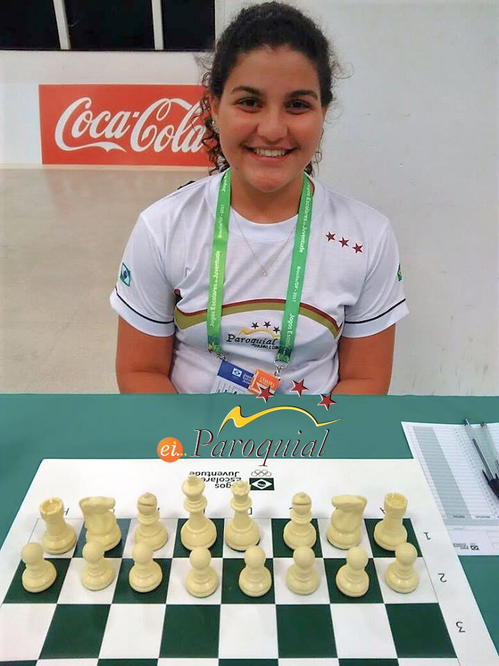 6ª Melhor Jogadora de Xadrez do Brasil é aluna Paroquial